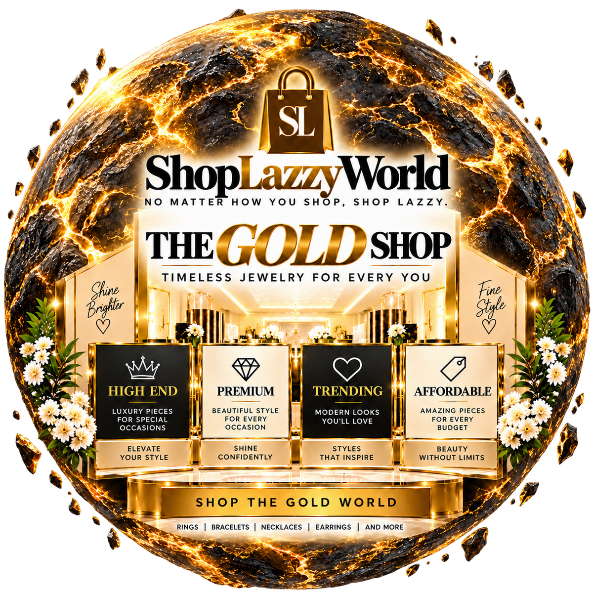 ShopLazzyWorld The Gold Shop