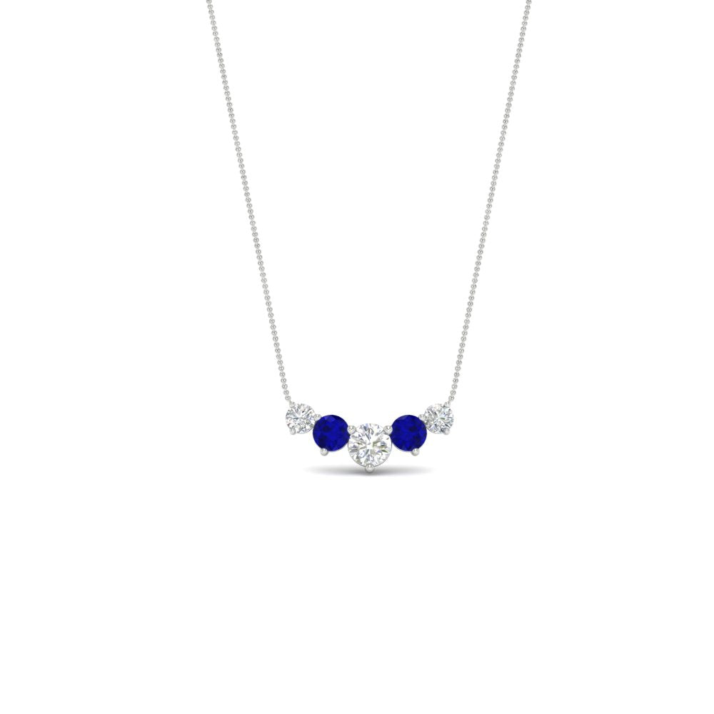 0.75 Carat Graduating Round Diamond Pendant