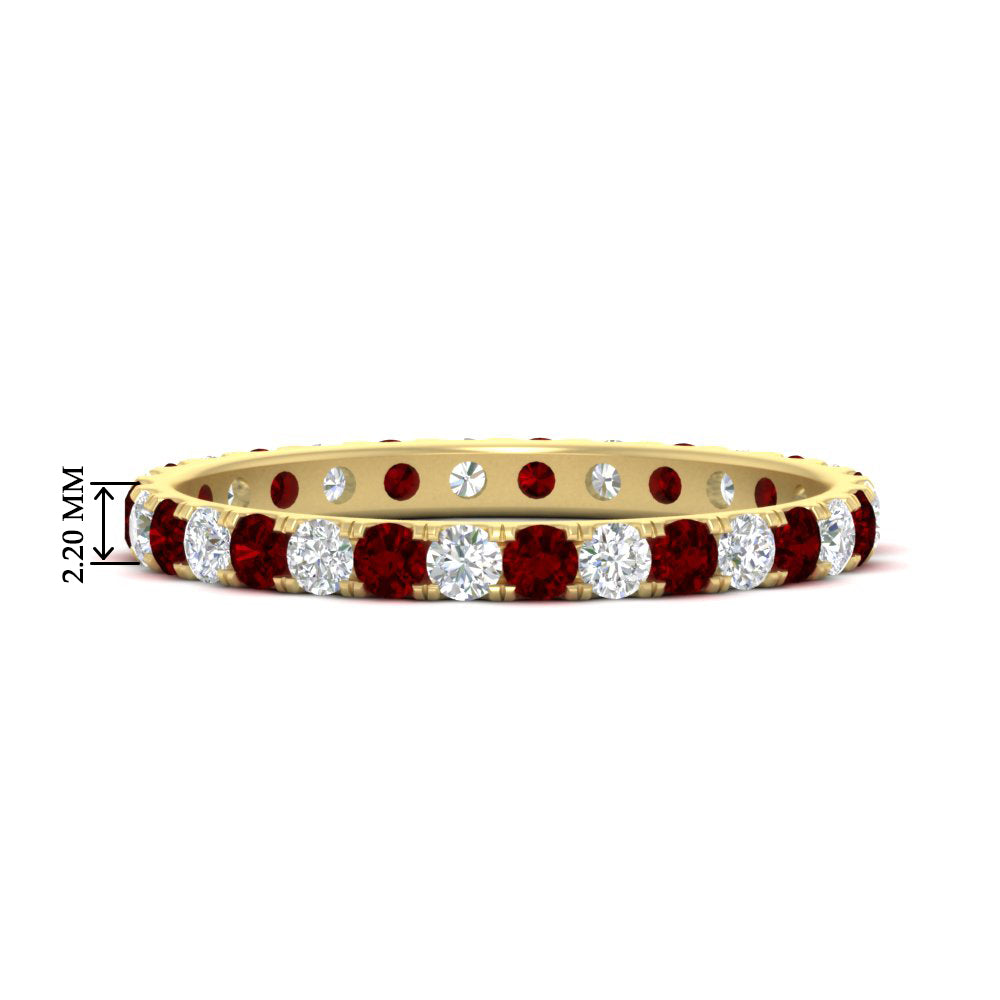 0.75 Ct. Round Eternity Wedding Band