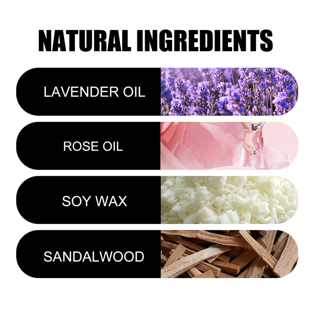 Candle Aromatherapy, Natural Fresh Lasting Fragrance Gift Romantic Home Bedroom Solid Fragrance