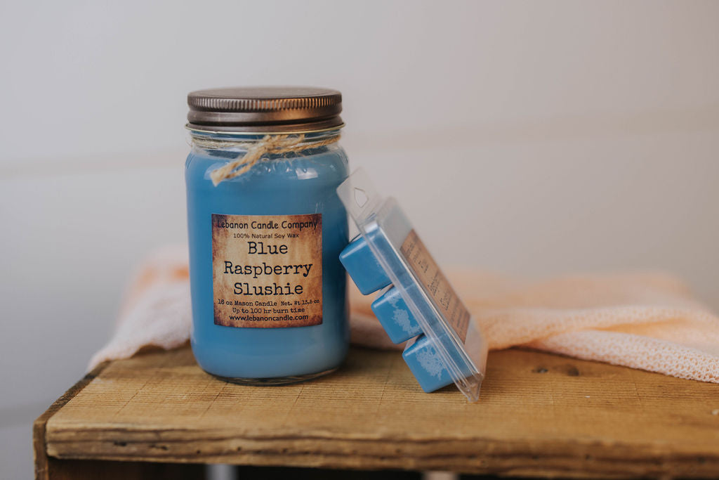 Blue Raspberry Slushie Candle
