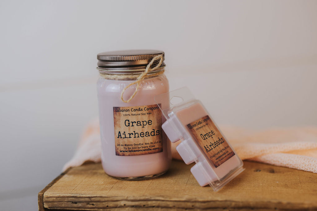 Grape Airheads Candle