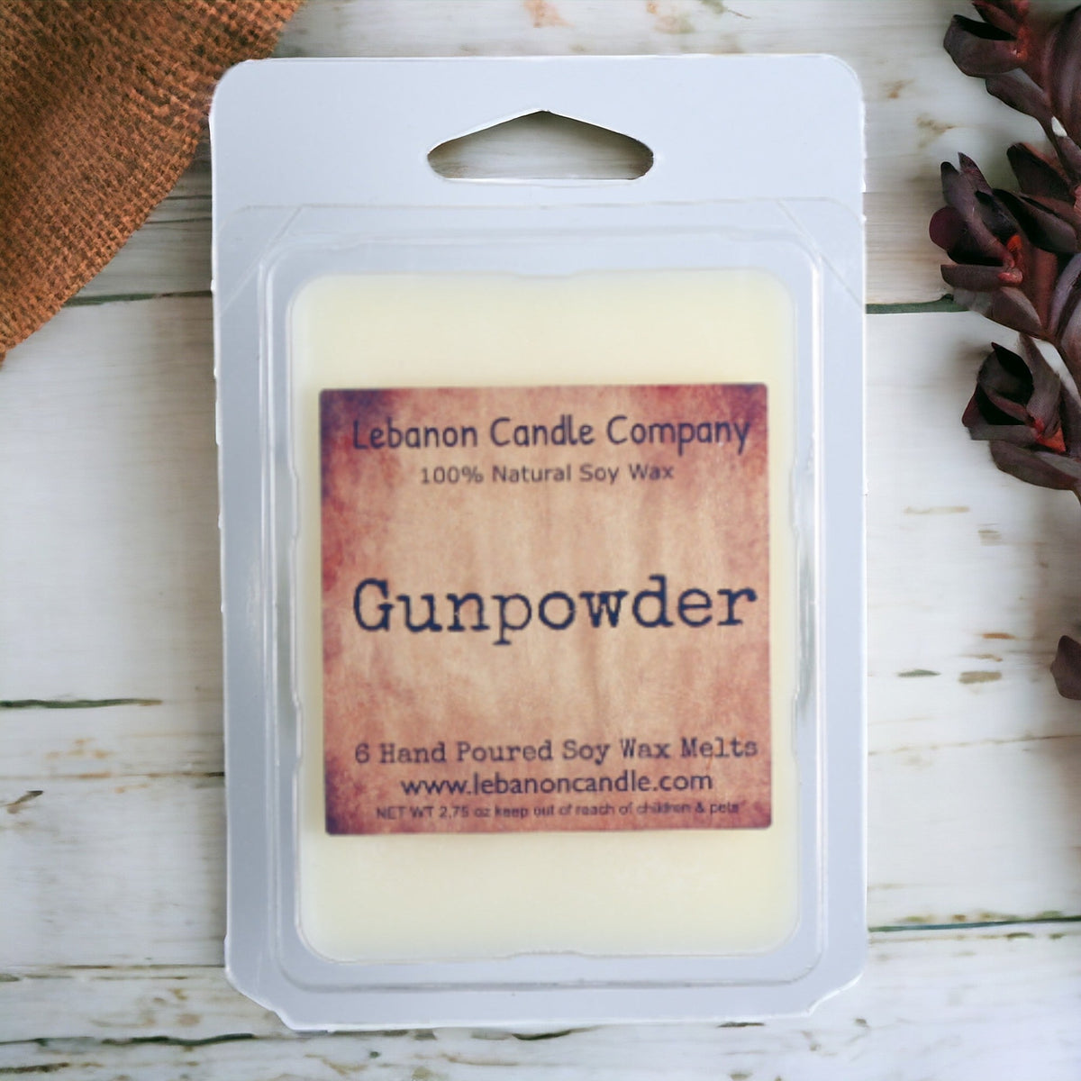 Gunpowder Wax Melt