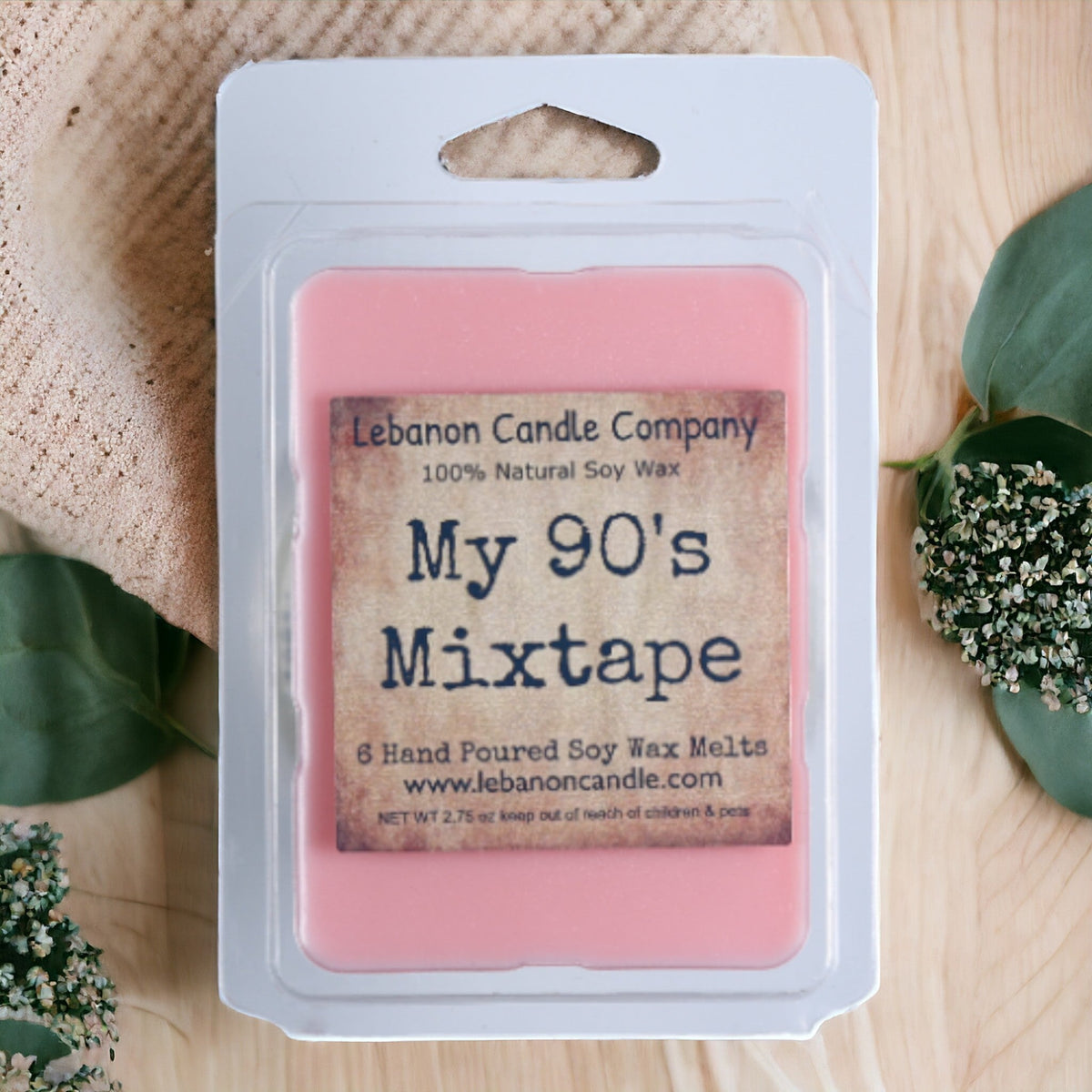My 90's Mixtape Wax Melt