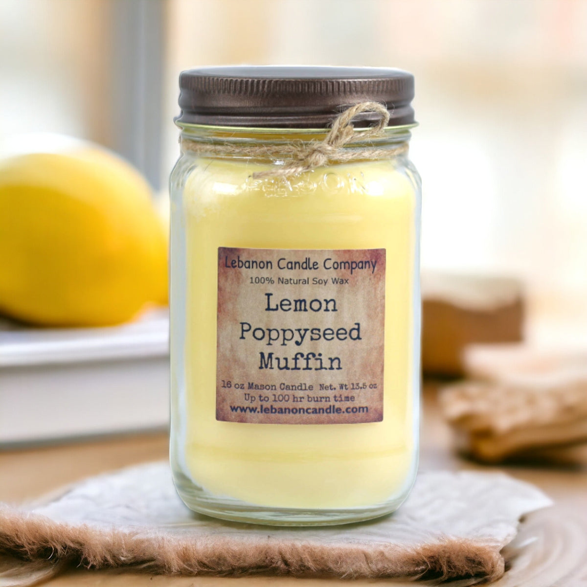 Lemon Poppyseed Muffin Candle