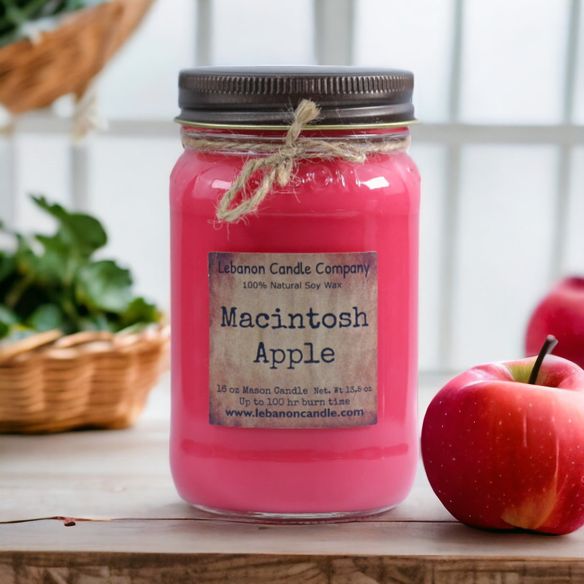 Macintosh Apple Candle