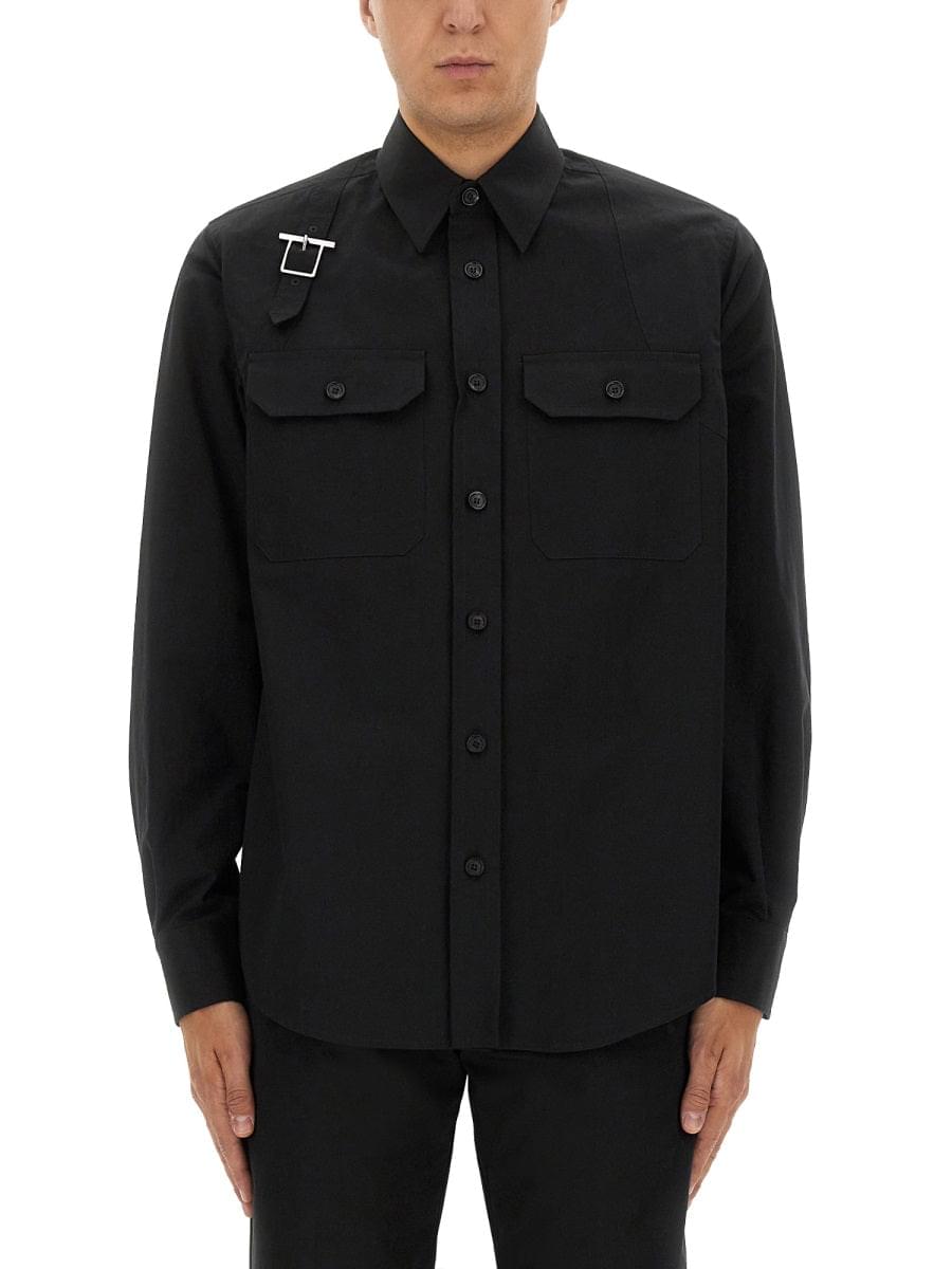 Alexander Mcqueen Men Jacket-Shirt "Harness"