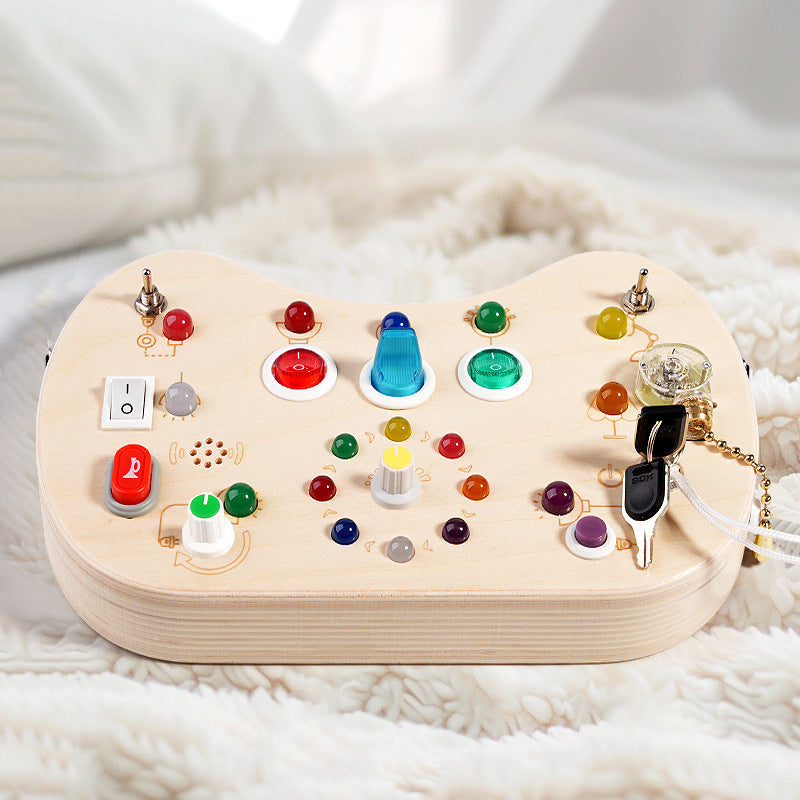 Wooden LED Activity Board with Shoulder Strap