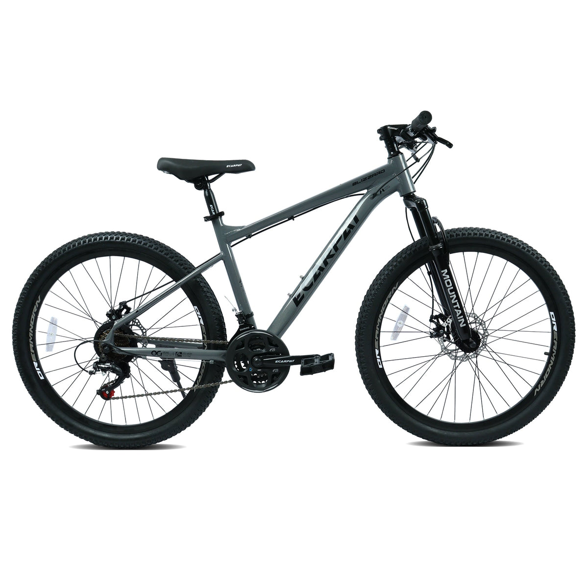 26 Inch All-Terrain Mountain Bike with Disc Brakes - Carbon Steel