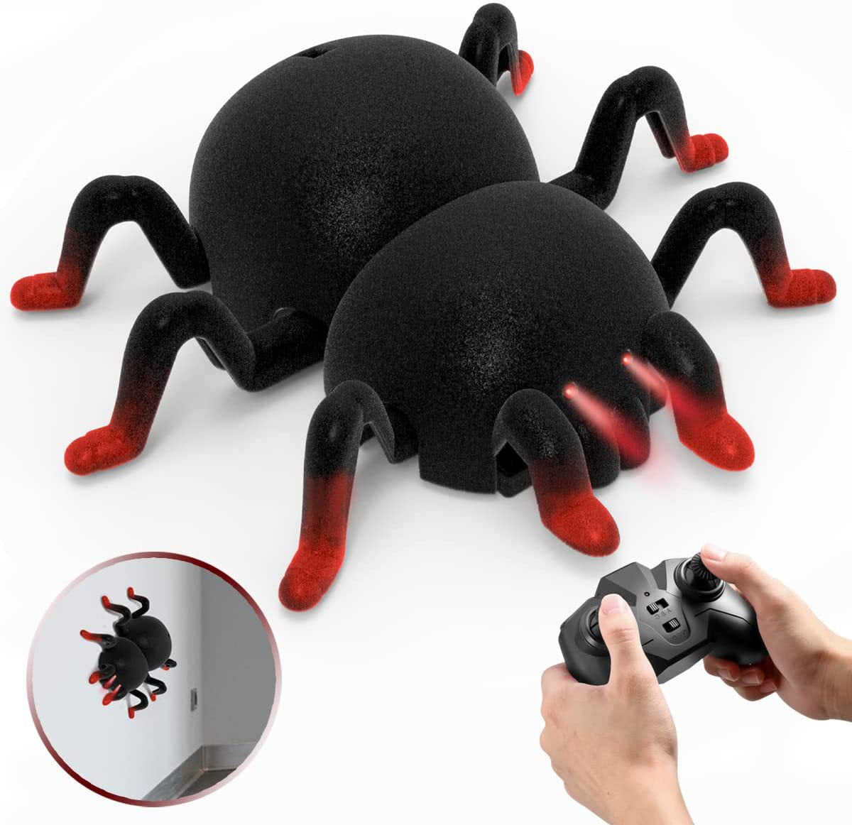 Remote-Controlled Spider Wall-Climbing Toy — Ages 7–14