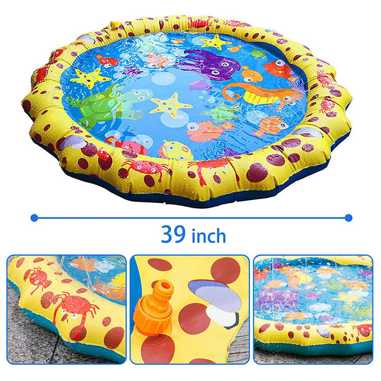 100 cm Outdoor Sprinkler Play Mat — Ages 4–6