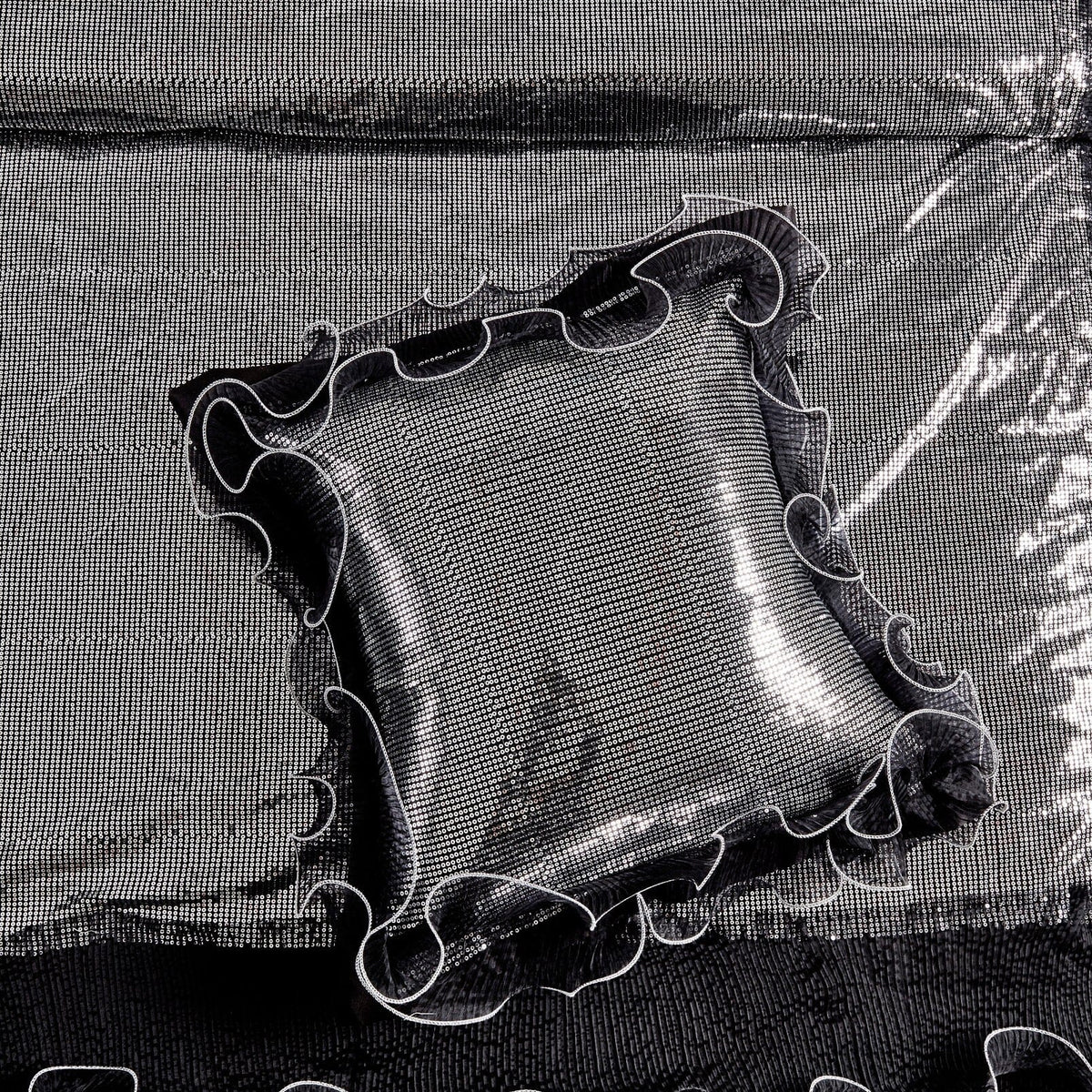 Tache Night Out Black & Silver 6-Piece Comforter Set