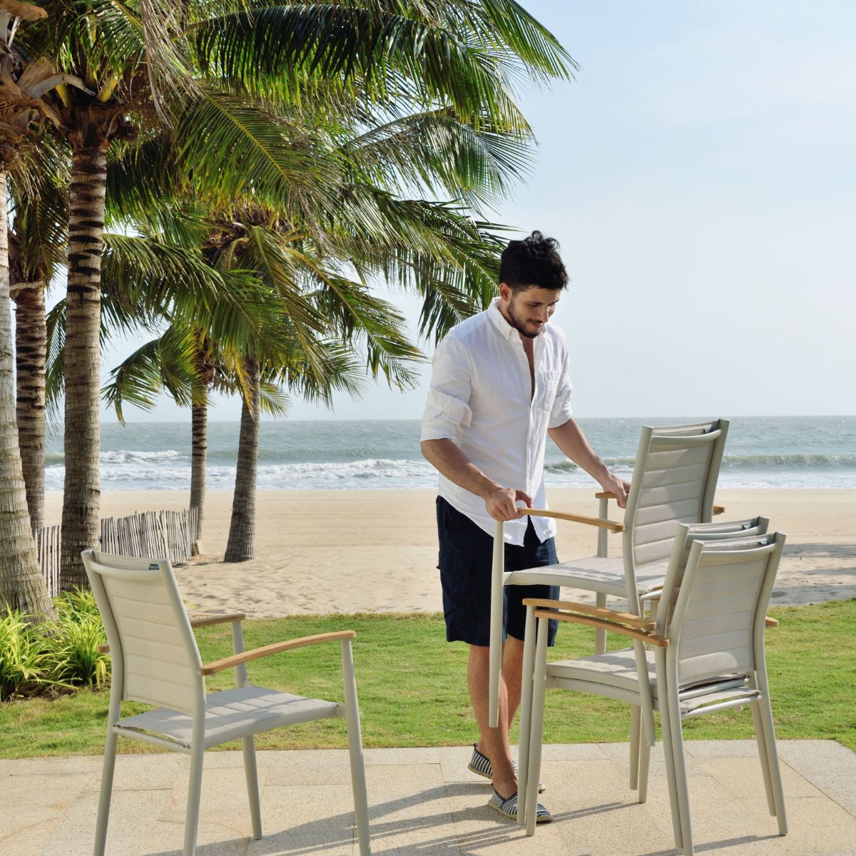 Portals Light Lite 2pc Stacking Armchair