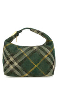 Burberry Women Embroidered Nylon Medium Peg Handbag