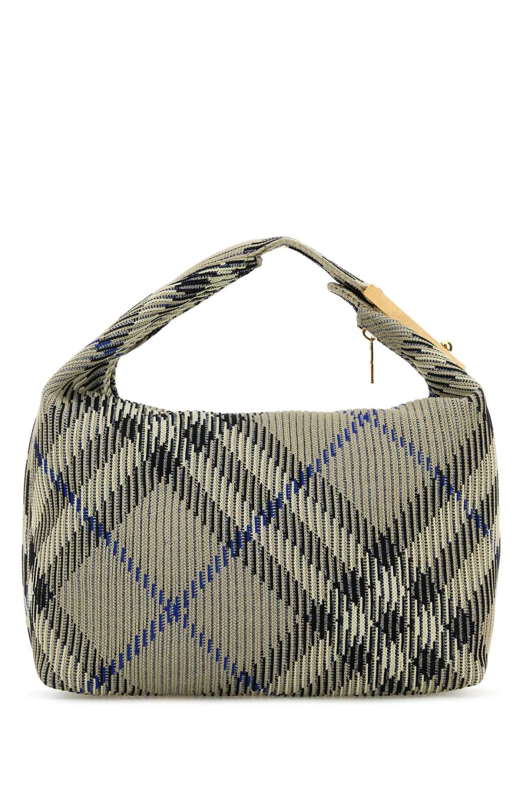 Burberry Women Embroidered Nylon Medium Peg Handbag