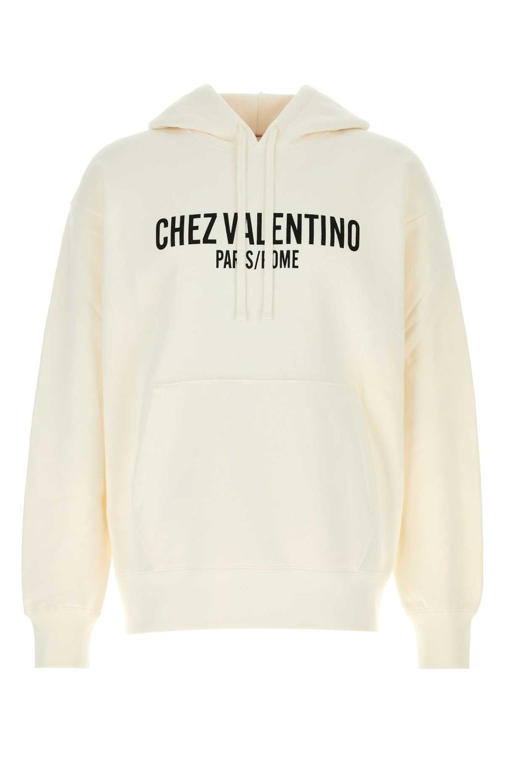 Valentino Garavani Men Ivory Cotton Sweatshirt