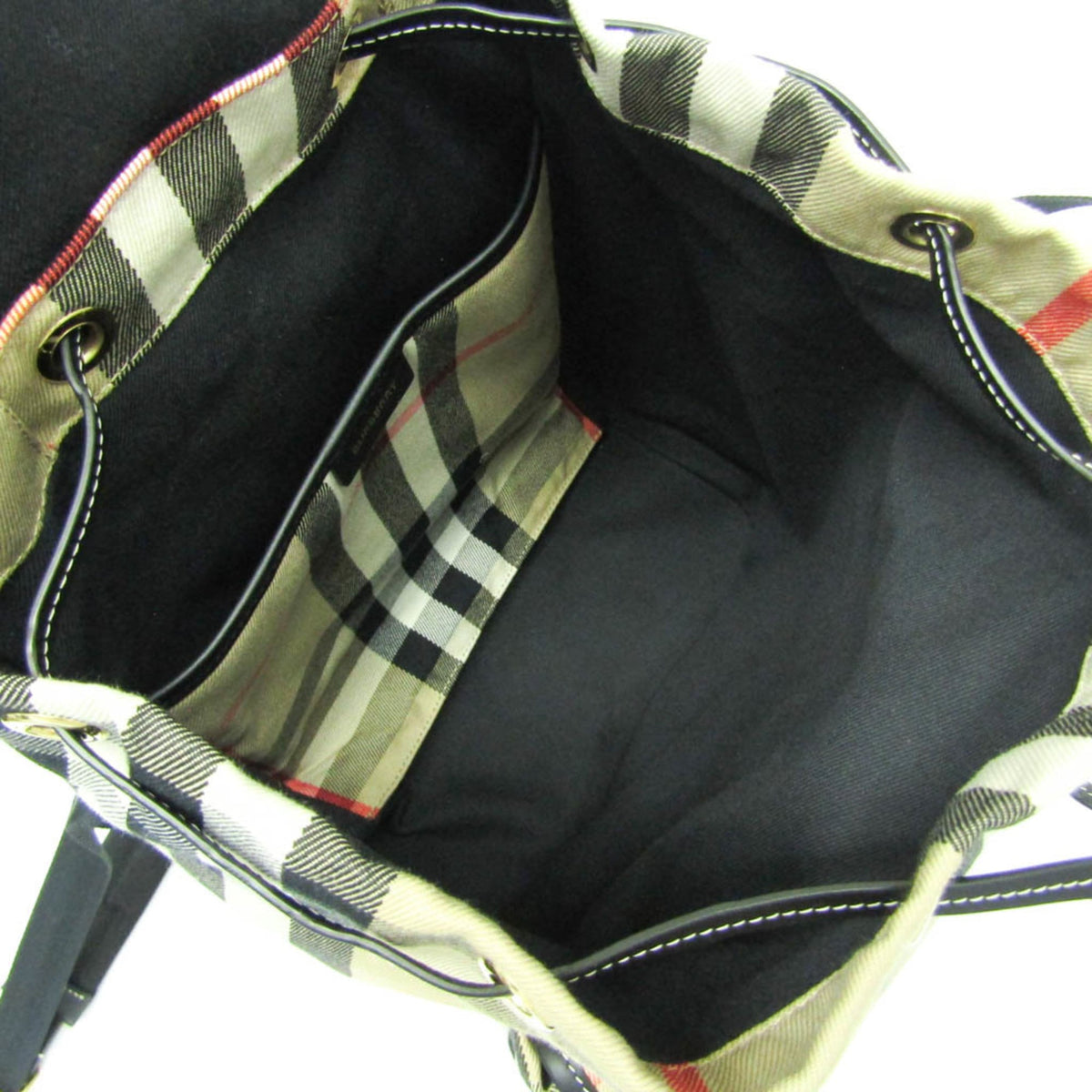 Burberry Enfild · Check Canvas & Leather