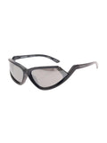 Balenciaga Women 'Side Xpander' Black With Logo Lettering On The Temples In Nylon Woman