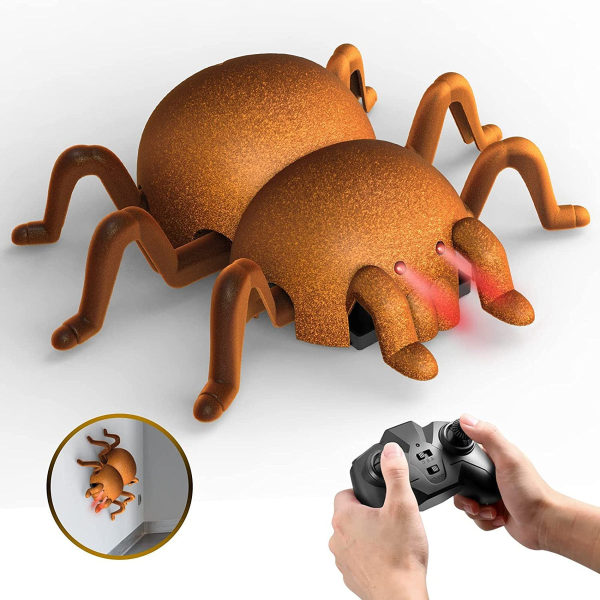 Remote-Controlled Spider Wall-Climbing Toy — Ages 7–14
