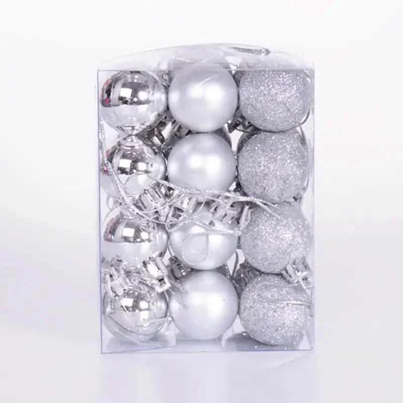 24-Pieces: Sparkling Christmas Balls