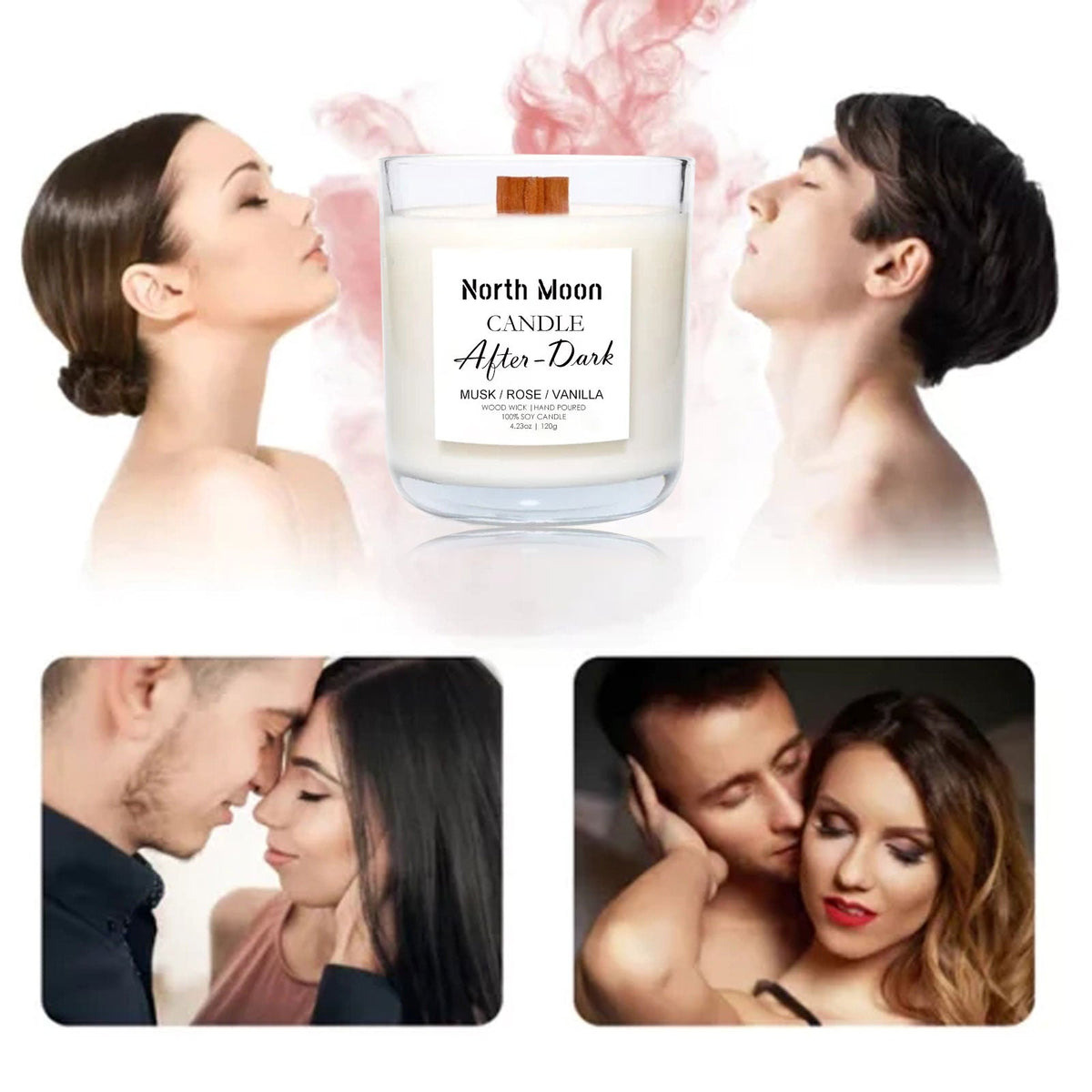 Candle Aromatherapy, Natural Fresh Lasting Fragrance Gift Romantic Home Bedroom Solid Fragrance
