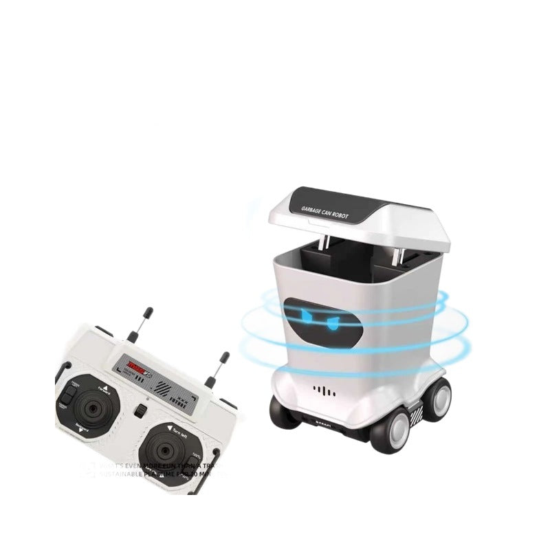 Mini RC Trash-Can Robot Toy