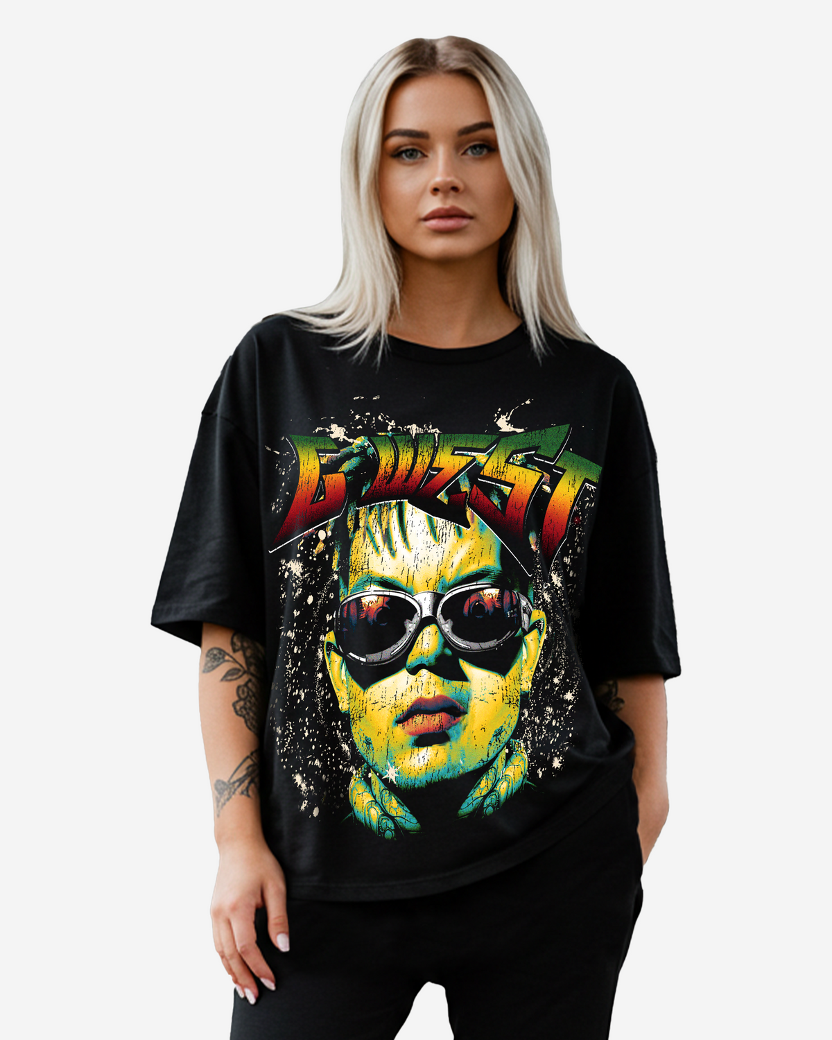G West Womens Hold Steady Premium Oversized Tee