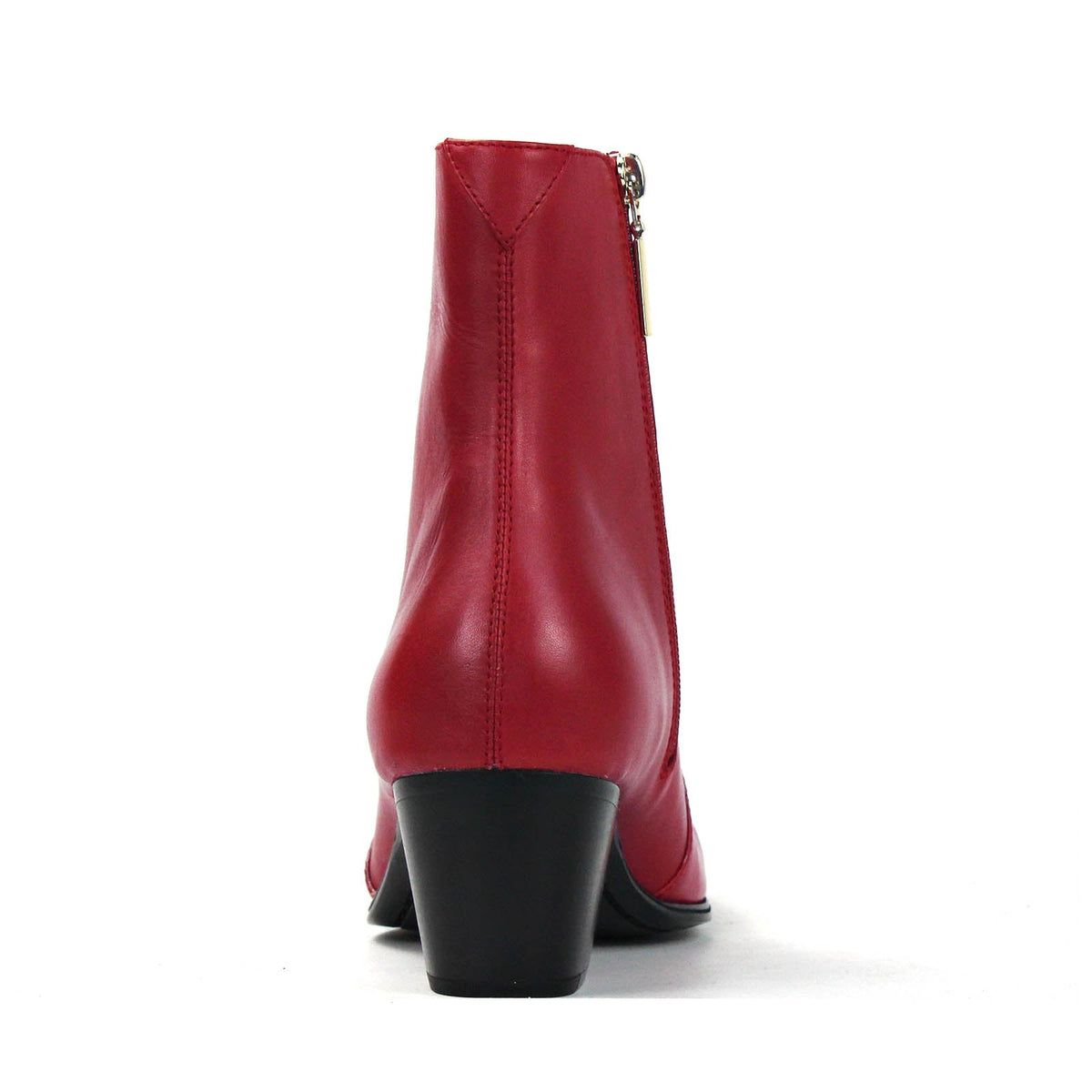 OSSTONE Men Chelsea Ankle Boots Leather Heeled Boots With Side Zipper Cuban Heel Dress Boots Disco Shoes OS-JY051