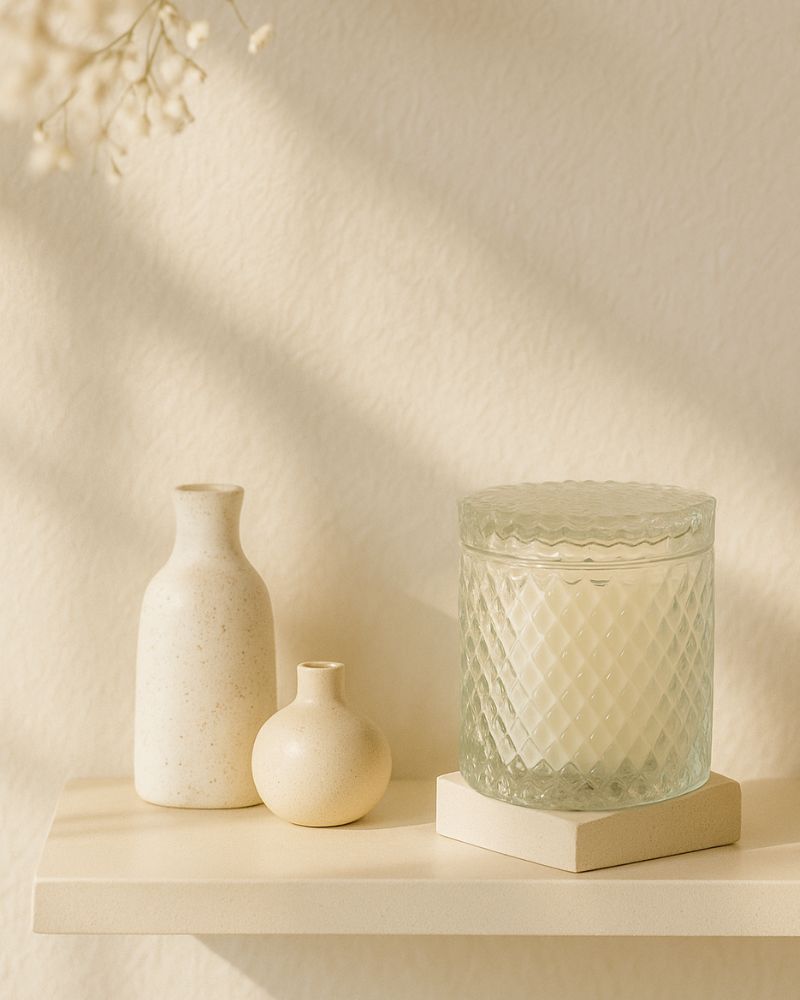 15oz brilliant candle vessel & lid