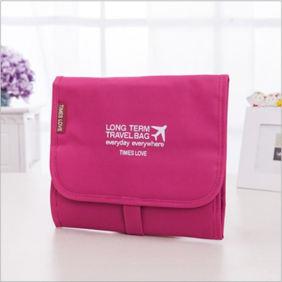 Outdoor Travel Toiletry Bags,Waterproof 3-in-1 Foldable Wash Bag, Makeup Hook Storage Bag, Toiletry Bag organizer,