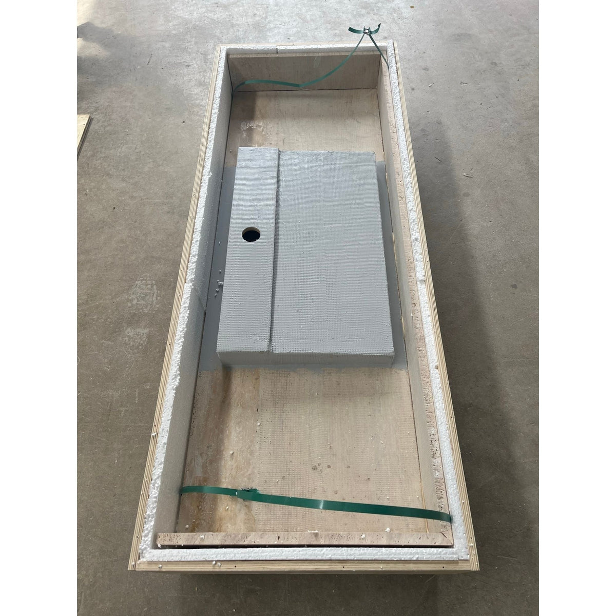 Travertine Sink Warm Beige Handcrafted Natural Stone Custom Design