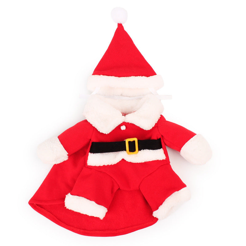 Pet Christmas Standing Costume Decor