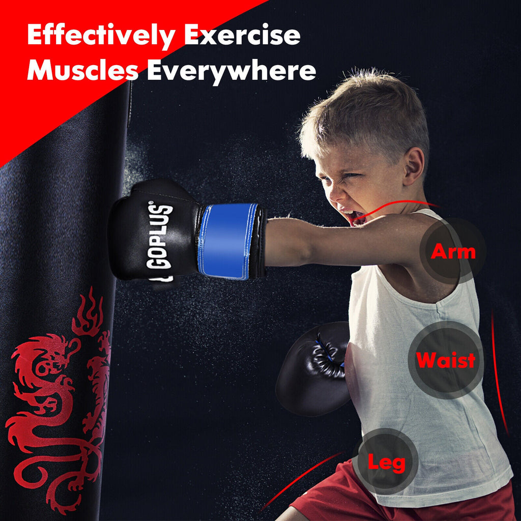 40 lb Punching Bag Set with Gloves, Jump Rope, Hook & Carry Bag