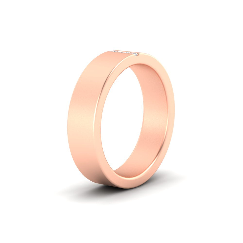 4 Stone Diamond Wedding Band Ring