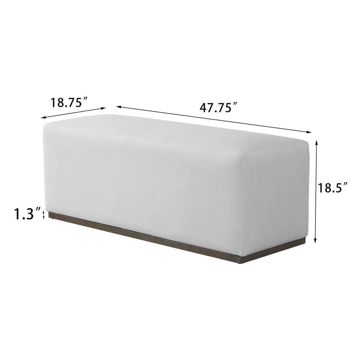 Simple and Elegant Footstool Bench
