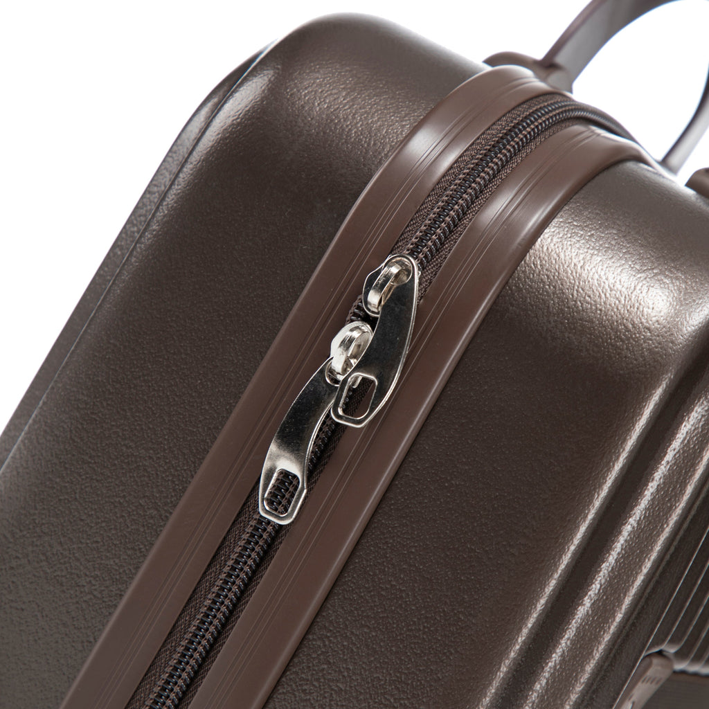 14' & 20' ABS Spinner Wheel Luggage Set with Cosmetic Case