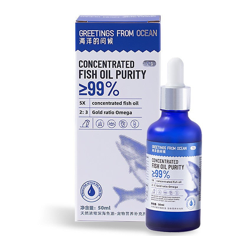 Norway Deep Sea Fish Oil Small And Medium Dogs Cat Beautiful Hair Nutrition Supplement