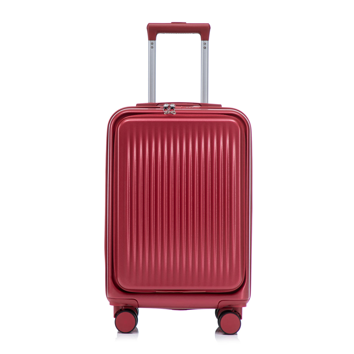 14'/20' 2 pcs ABS Spinner Wheel Luggage Set with Combination Lock and Front Opening Design