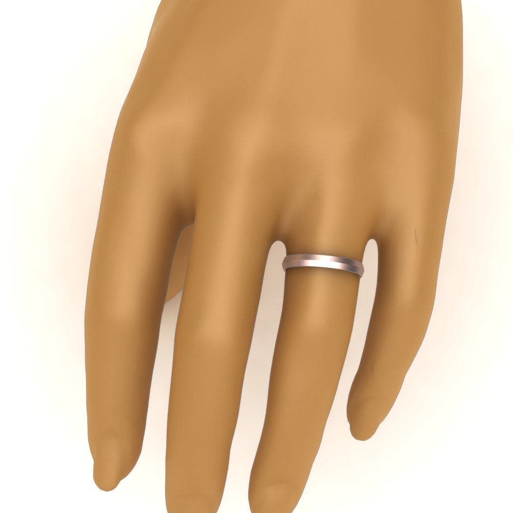 Comfort Fit Knife Edge Mens Band