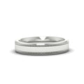 Mens Band Double Milgrain