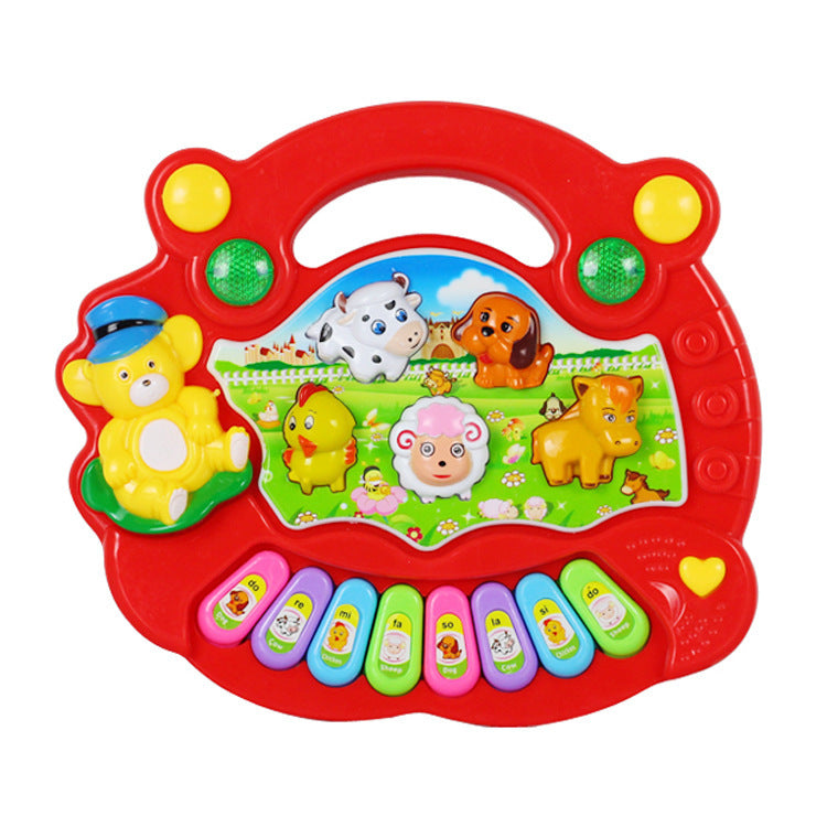 Farm Animal Musical Keyboard Toy — Ages 3+