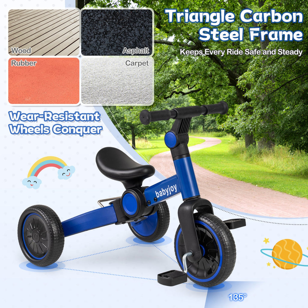 Convertible Toddler Tricycle & Balance Bike — Ages 2–4