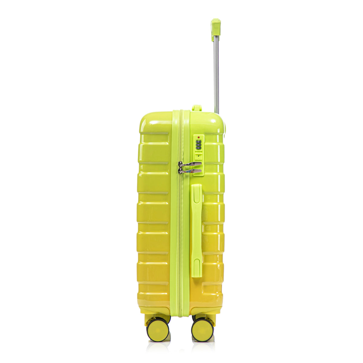 14'/20' 2-Piece PC Spinner Wheel Luggage Set with Gradient Color and Lock