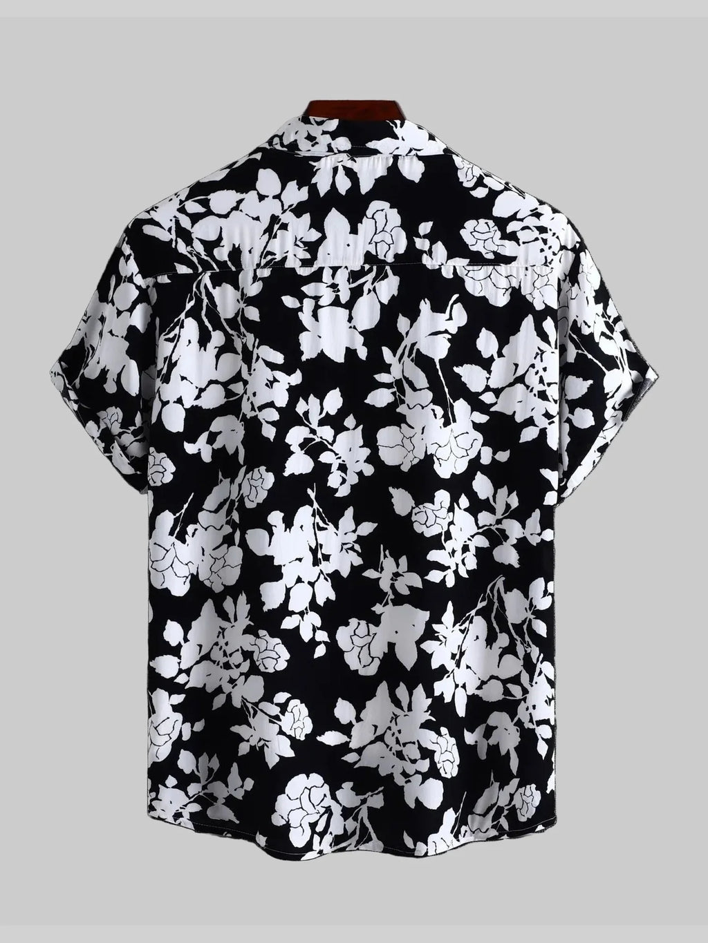 Men's Floral Printed Short Sleeve Casual Shirt