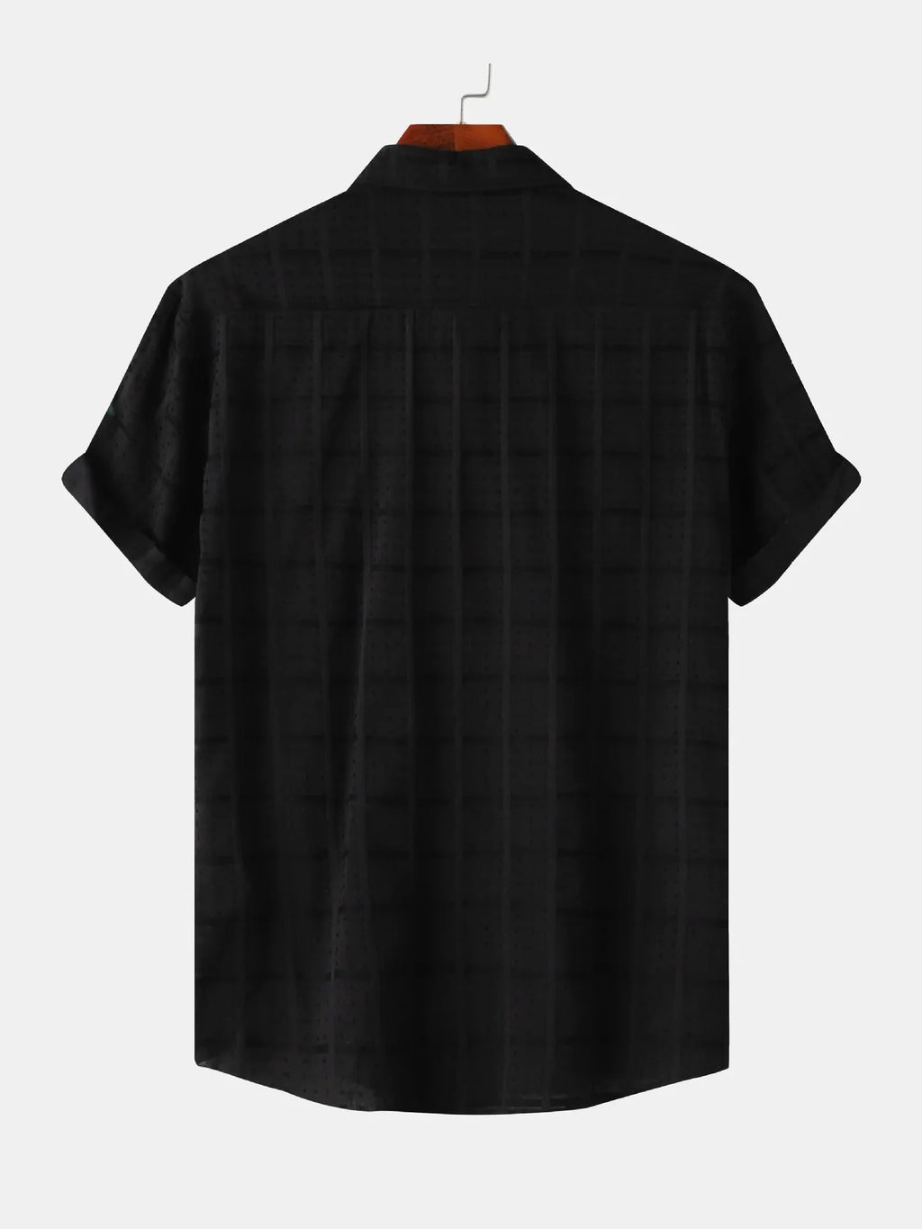 Men's Casual Short Sleeve Button-Down Shirt
