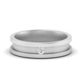 Single Stone Mens Promise Ring