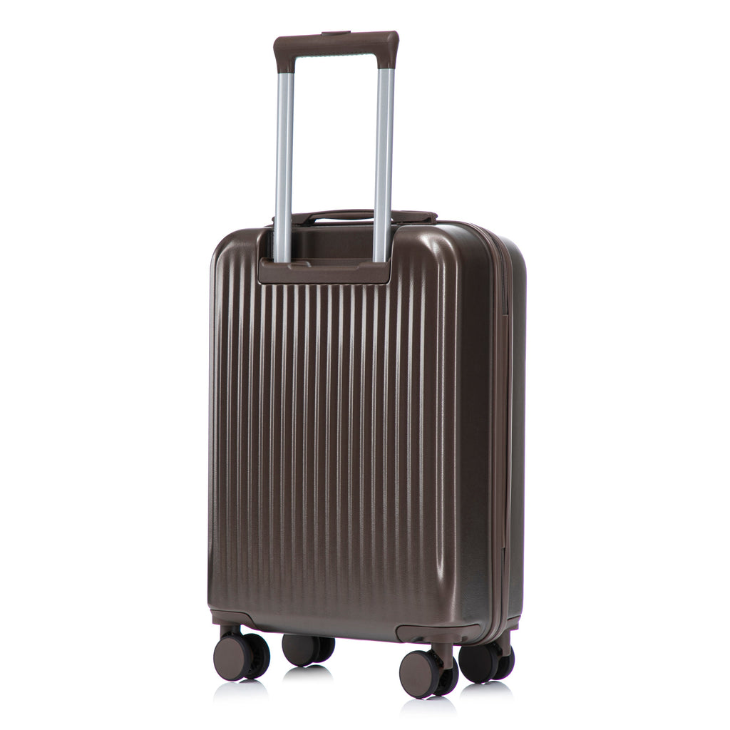 14' & 20' ABS Spinner Wheel Luggage Set with Cosmetic Case