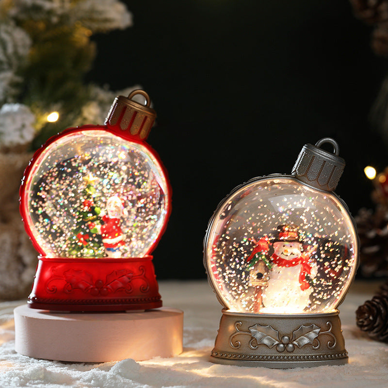 Christmas LED Flame Light Home Decor
