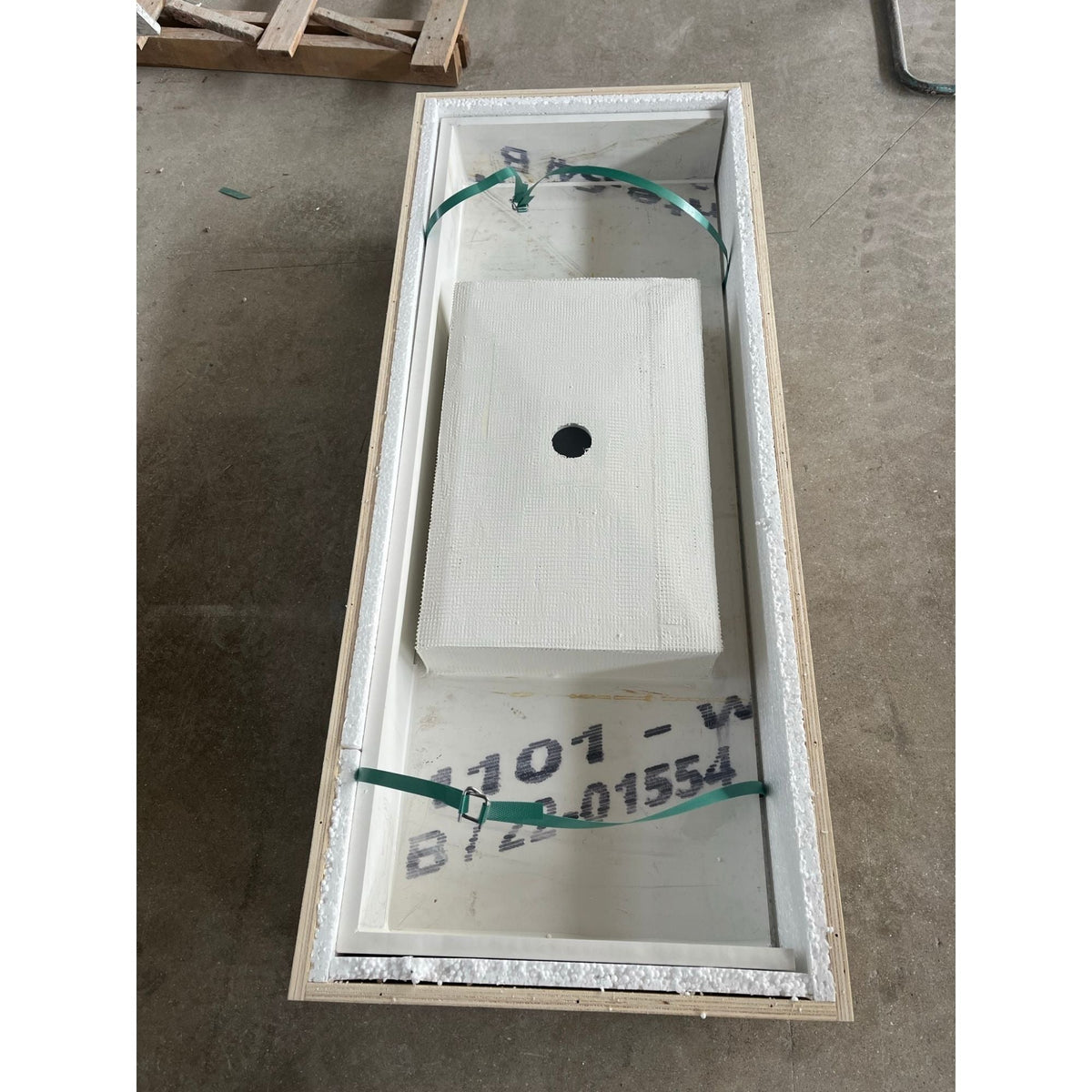 Pure White Quartz Kitchen Sink Handcrafted Engineered Stone Durable Bath Fixture