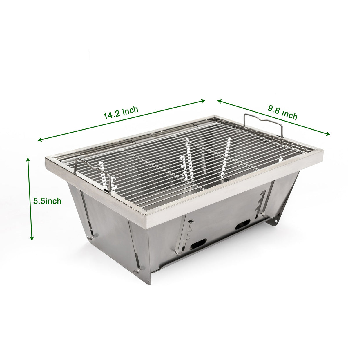 Folded Portable BBQ Outdoor Charcoal Barbecue Set